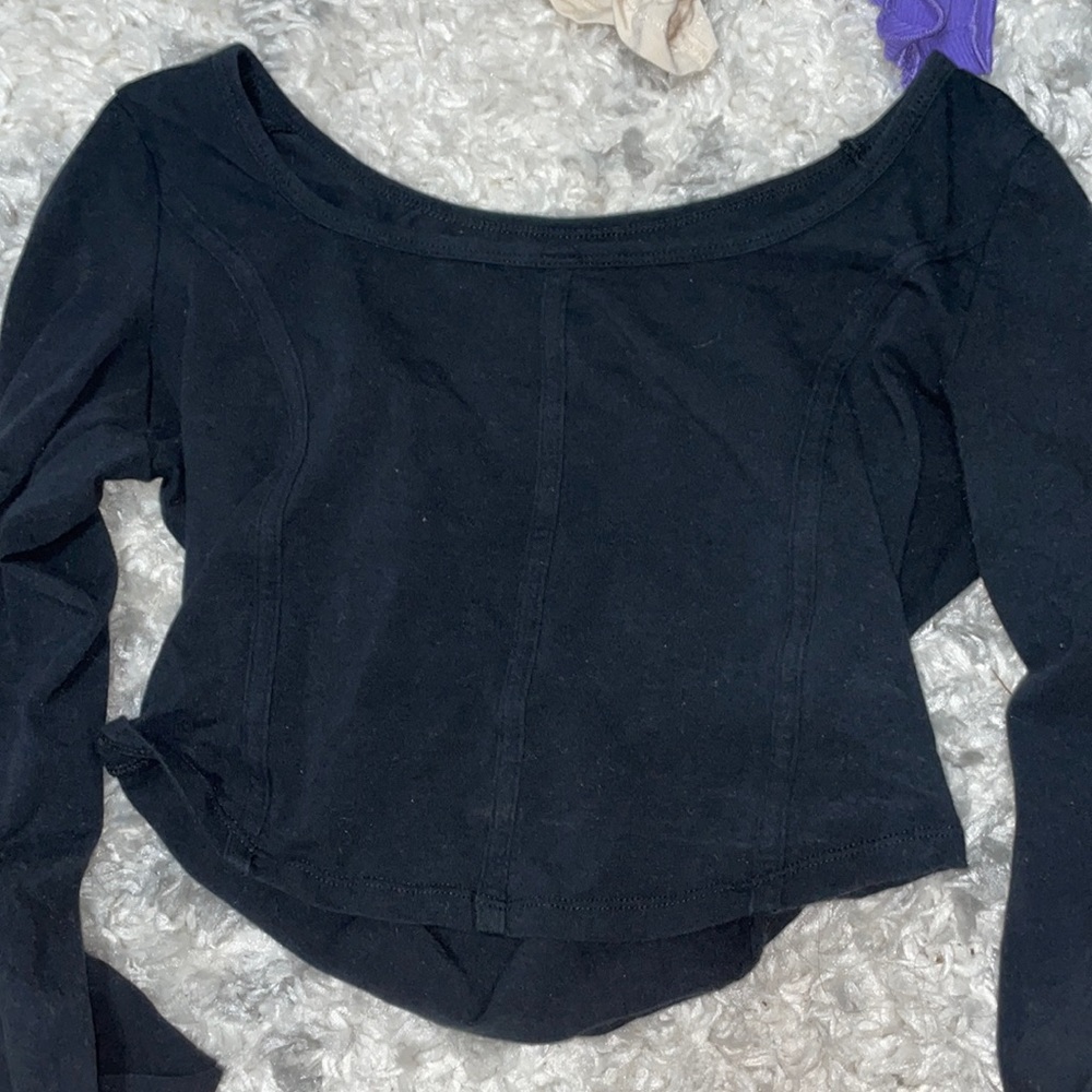 hollister baby tee cropped corset like